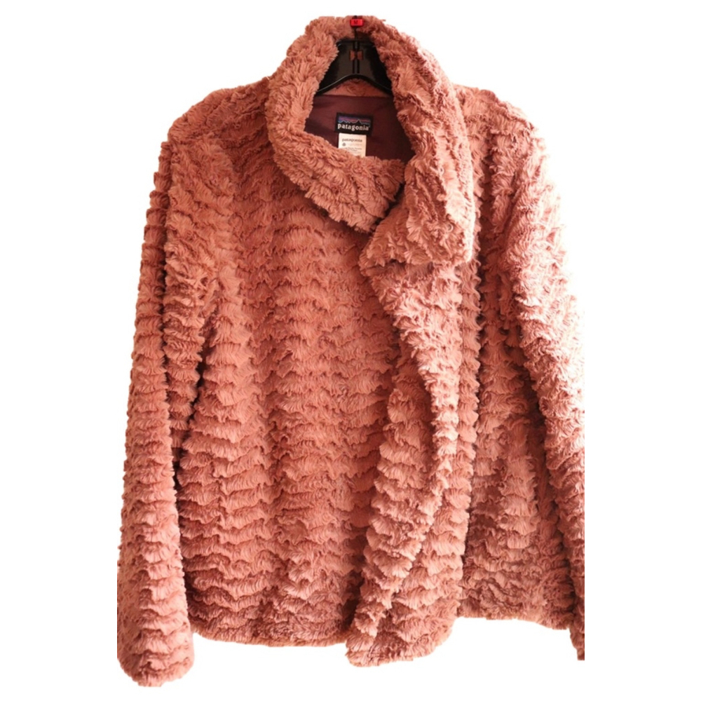 Patagonia Large Pelage Fleece Teddy Jacket Mauve